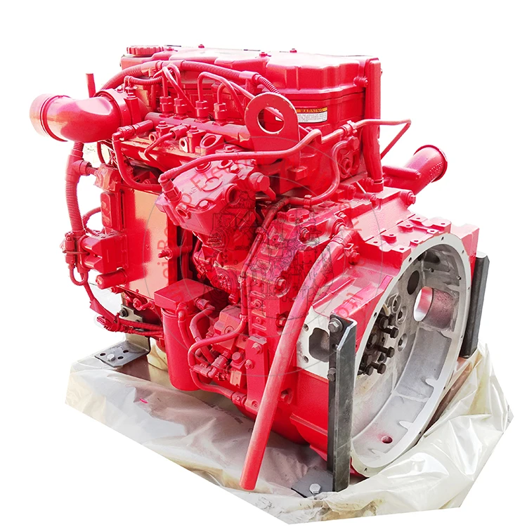 Vodou chladený motor ISBE4+205 CPL2065 ISB4.5 B4.5 ISBE4 CM850 205HP motora montáž - 0