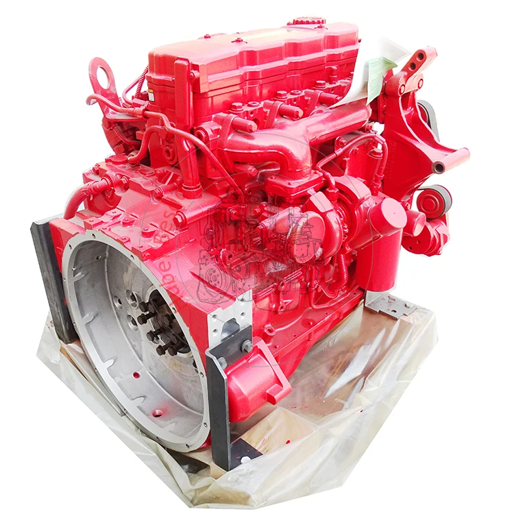 Vodou chladený motor ISBE4+205 CPL2065 ISB4.5 B4.5 ISBE4 CM850 205HP motora montáž - 1