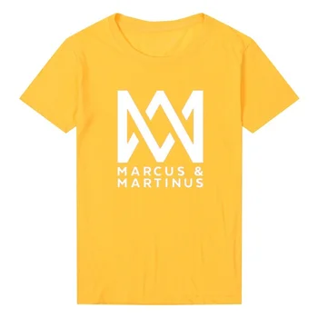 Pánske Marcus A Martinus T Shirt Mužov Lete Bavlna Krátky Rukáv Hip Hop Streetwear, T Košele