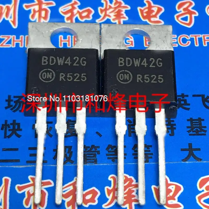 (10PCS/LOT) BDW42G DO 220 100V 15A Nový, Originálny Zásob Energie čip - 0