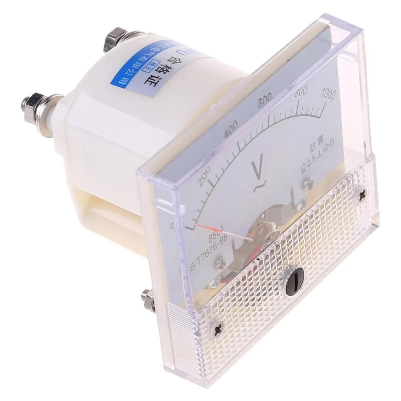 Analógový Voltmeter Panel Meter Rozchod 85L1 AC0-100V Plastové - 3
