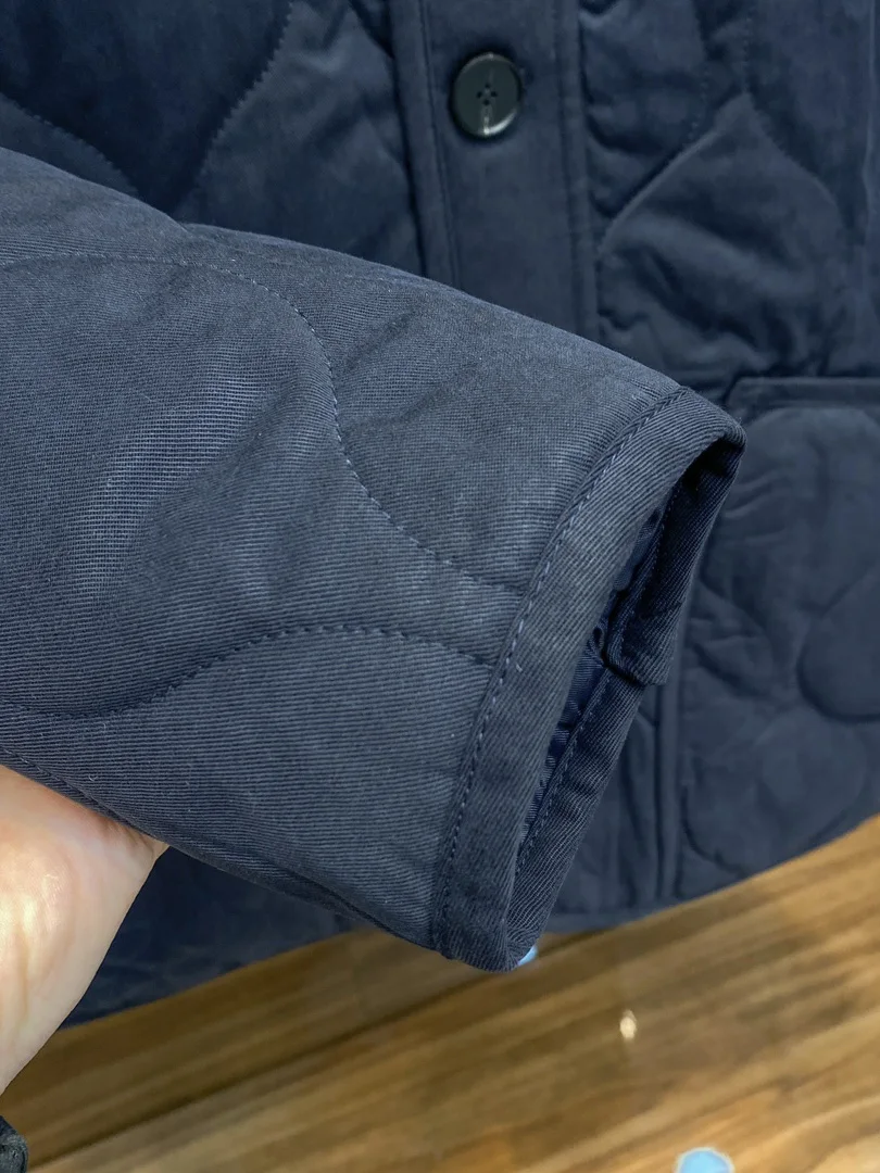 Bavlnená bunda klope krátke voľné verzia spojov baránok vlna golier dizajn teplé a pohodlné 2023 zimné nové 1226 - 3