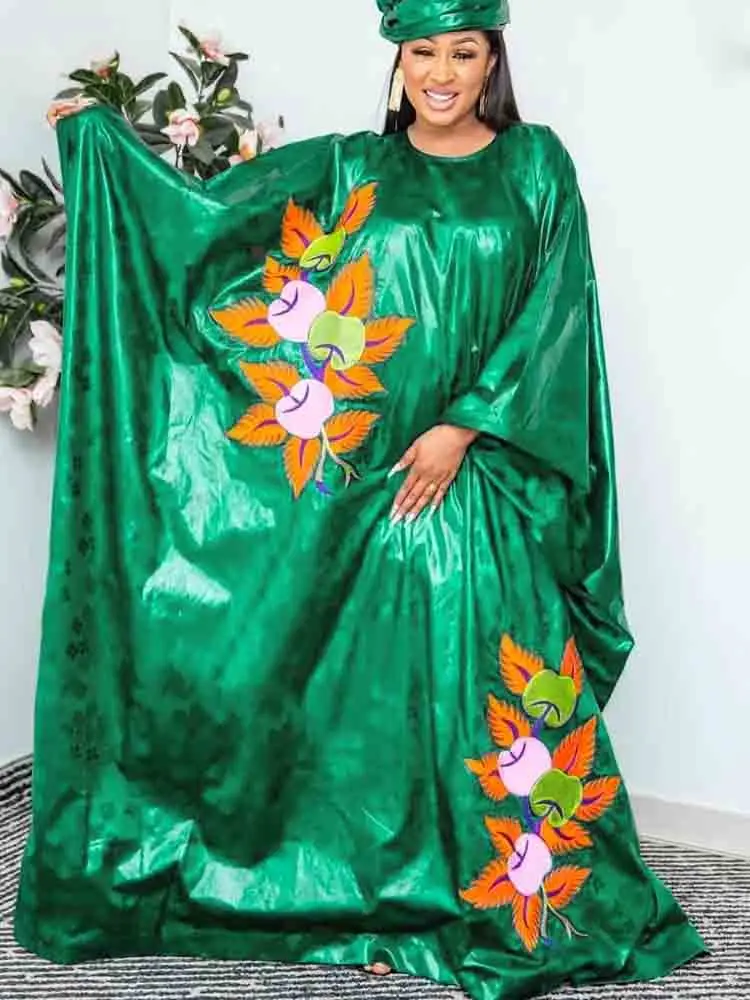 Formálne Príležitosti Šaty Afriky Oblečenie Tradičné Šaty Bazin Riche Šaty Nositeľné Počas Štyroch Ročných Období - 0
