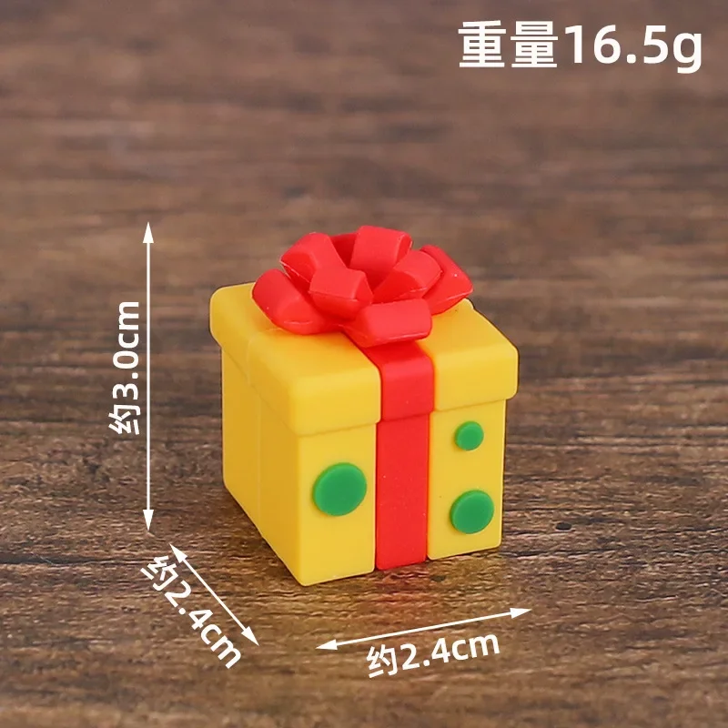 Macaron 3D Darčeka Tortu Toopers Vianočné Farebnej Darčekovej krabičke Ornament, Ružová, Modrá Luk Darčeka pre Dieťa Sprcha Cake Dekorácie - 4