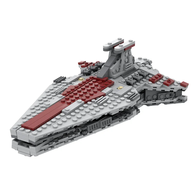 MOC-38313 Republiky útok cruiser Jedi Cruiser tehly hračky pre deti alebo dospelých Star Venator-trieda Cruiser model stavebné bloky - 0