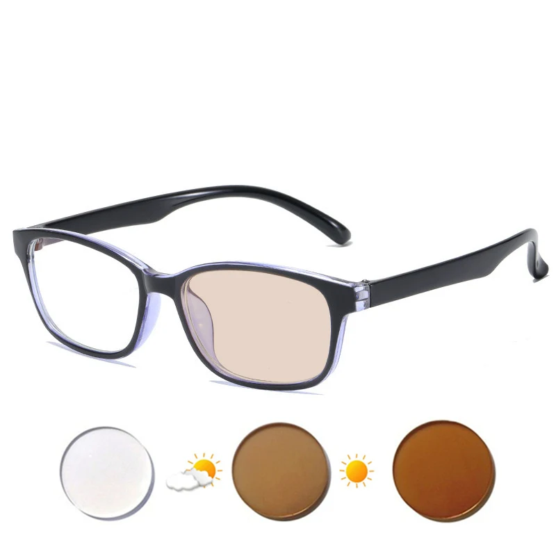 Okuliare dioptrické Nearsighted -0.5 na -10 Ženy Muži Vysokej Vymazať alebo Modré Svetlo Dôkaz alebo Chameleon Šošovky Krátkozrakosť Okuliare F557 - 4