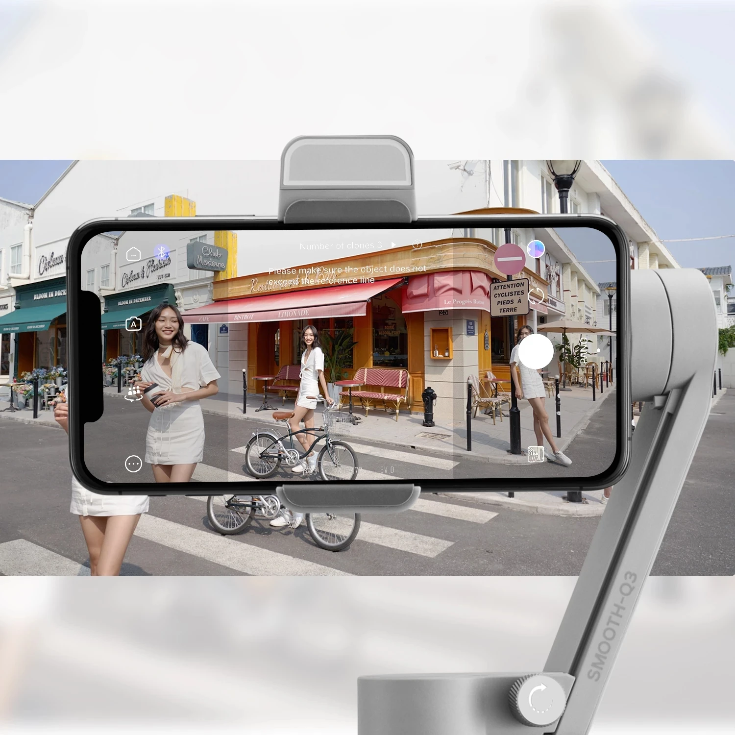 Zhiyun Hladké Q3 Smartphony Gimbal 3-Os, Prenosné Stabilizátory pre Smartphony Akciu, Fotoaparát - 3
