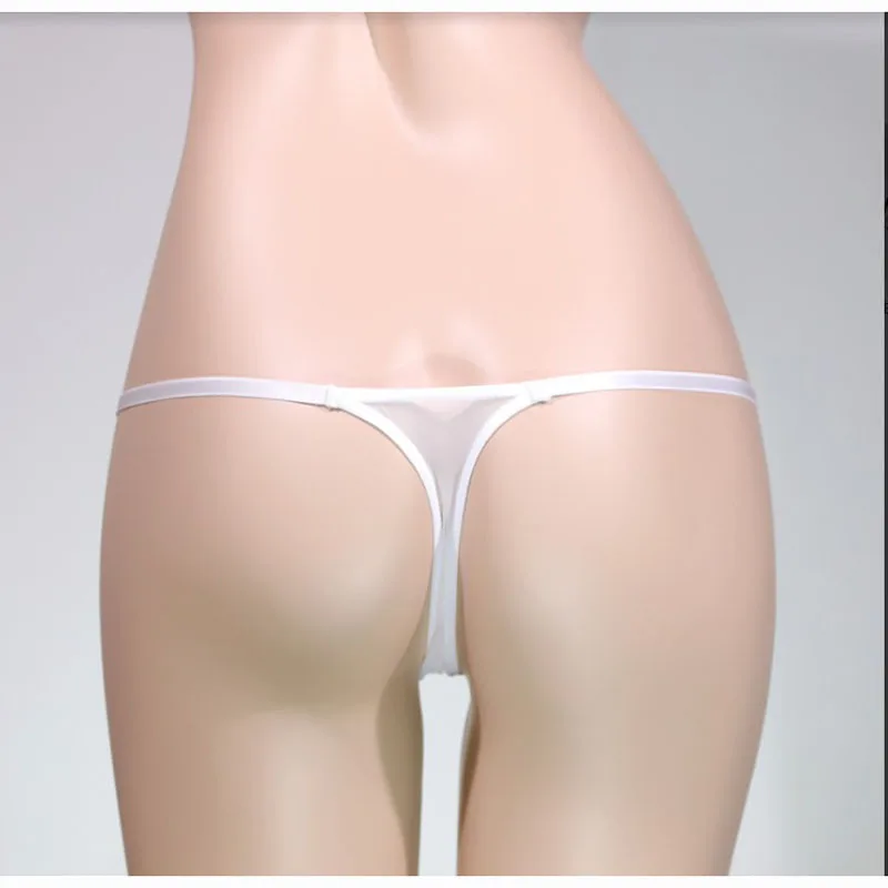 Ženy Sexy Nohavičky Transparentné čistý Priadza Mini Ultra Nízkym Pásom Super Tenké Priesvitné Tangá Bielizeň Sex-Appeal Dámy Bielizeň - 2