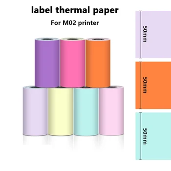 3 Rožky/Box Phomemo Tlačiareň Nálepky Samolepiace M02 M02S Série Tlačiareň štítkov Maker Tepelnej Papierovej Role Foto Papier, Štítky