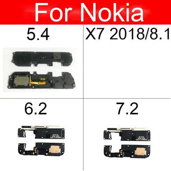 Dno Reproduktor Pre Nokia 5.4 6.2 7.2 /X7 2018 8.1 Hlasný Reproduktor Zvuk Bzučiak Zvonenie Modul Flex Kábel Nahradenie Opravy Nové