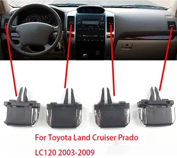 Pre Toyota Pôdy Cruiser Prado LC120 2003-2009, klimatizácia, Zásuvky A/C Klimatizácia Otvory Kartu Klip Súprava na Opravu Príslušenstvo