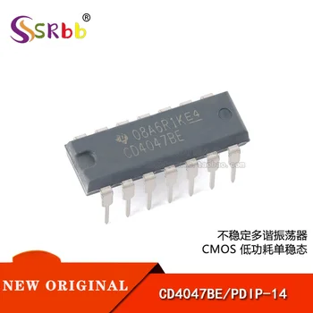 50pcs/ veľa Pôvodné Autentické Priame plug CD4047BE PDIP-14 Monostable / Nestabilný multivibrator čip