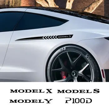 Auto Tela, Samolepky, Dekorácie Obtlačky Šport Styling Úpravu Filmov Pre Tesla Model 3 X S Y P100D Auto Príslušenstvo Exteriéru