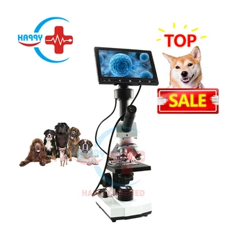 HC-R069 Top predaj 7 palcový LCD LED Digitálne veterinárnej zvierat, Spermy spermií Ovulácie Pozorovanie analyzer Veterinárnej Mikroskopom