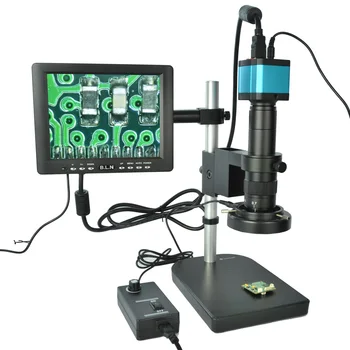 Celý Set 14MP Priemyselné Mikroskopom Fotoaparát HDMI USB Výstupy s 180X C-mount Objektív 60 LED svetelným Mikroskopom s 8