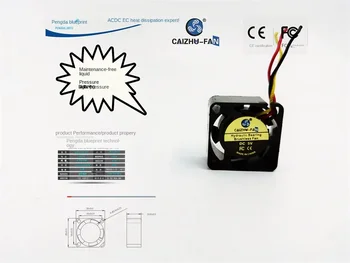 Zbrusu nový, originálny CAIZHU 2010 2CM tri-wire speed meranie 5V stlmiť USB hydraulického ložiska miniatúrne chladiaci ventilátor. 20*20*10 MM