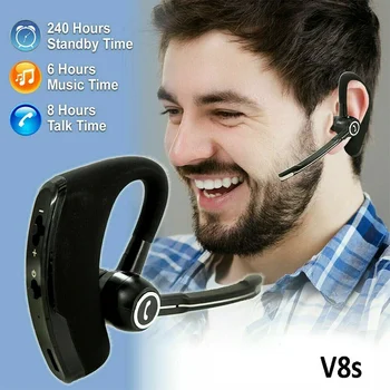 Bluetooth Handsfree Slúchadlá Bezdrôtové Slúchadlá Stereo Mikrofón pre fanúšikov Business Headset Slúchadlo Pre iPhone, Samsung Huawei Xiao