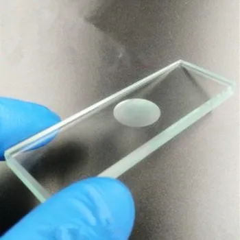 Jeden Kruhový Konkávne Dutiny mikroskopické preparáty 5 MM 3 MM Hrúbka Optické Sklo, Brúsená Matné Dobre Povrchu Voliteľné