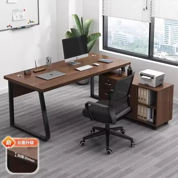 Stôl stoličky zmes zamestnancov workstationOffice stôl so zásuvkou pre domáce
