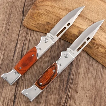 Prenosný skladací nôž, multi-funkčné ostrý nerezový nôž, vhodný pre outdoor camping