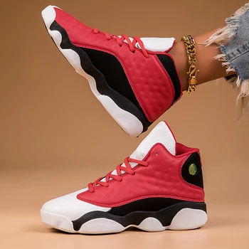 Športové pár high-top basketbalové topánky členkové topánky veľkých mužov a žien bežecká obuv štyri ročné obdobia topánky