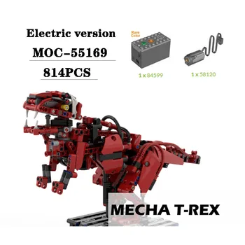 Nová MOC-55169 Elektrické stavebným Dinosaura Spájať stavebným Model Dospelých a detských Hračiek Narodeninový a Vianočný Darček