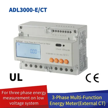 Elektromer Acrel ADL 3000E/CT Tri fázy, Multi-function DIN lištu Energie Meter Plne Programovateľné Celý Aktuálny Smart Meter