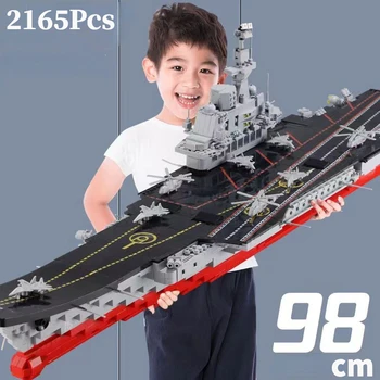 Kompatibilné s Lego Vojenské WW2 Námorníctvo Loď Aircrafted Model Stavebné Bloky vojnová loď Zbrane Tehly MOC Hračky pre Dieťa Darček