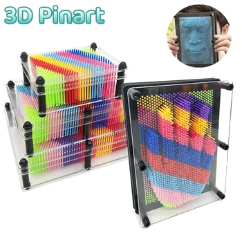 Nové 3D Klon Pixel Art Bloky Hračka Farebné Pin Art Klon Tvár Palm Pinart Modelu Deti, Dospelých, Rodiny, Zábavné Hry, Hračky, Kreatívne Darčeky