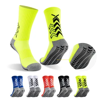 1 Pár Unisex Non-slip Futbal, Športové Ponožky, Absorpciu Potu Útulný Vonkajšie Tréning Mid-trubice Ponožky Pre Beh