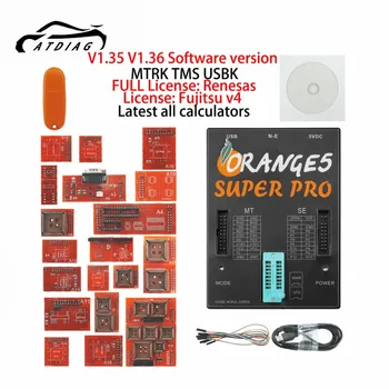2023 Orange 5 Super Pro V1.36 V1.35 Plný Actived Profesionálne Programovanie Zariadenia S plnohodnotnými Adaptér Orange5 OBD2 Auto Programátor