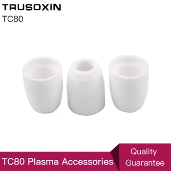 TC80 Pochodeň Spotrebný materiál Rezanie Porcelánových Štít Poháre pre CUT40 REZ 30 CUT50 CUT80 Invertor Plasma Cutter