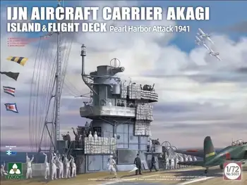 TAKOM 5023 Mierke 1/72 IJN lietadlová AKAGI OSTROV&palubný Pearl Harbor 1941 Útok