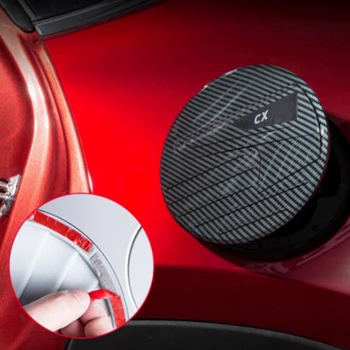 Auto Palivovej Nádrže Kryt Trim Plynu Spp Nálepky Veko Uhlíkových Vlákien Štýl Dekorácie pre Mazda CX-30 2020-2021