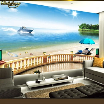 beibehang Seascape na šírku dlane vlastné osobné hotel veľká nástenná maľba obývacia izba pozadie bezšvíkové handričkou 3d tapety na steny