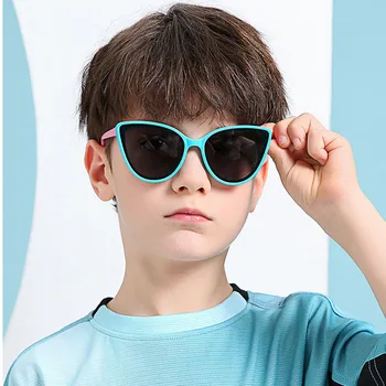 Módny Trend Deti Slnečné Okuliare Spec Polarizované Proti Oslneniu Kvalitné Ohybný Predstavenie Rám Denne Dekorácie Odtiene Okuliare