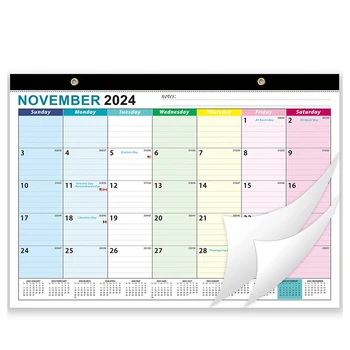 2024 Nástenný Kalendár 2024 Tematické Nástenný Kalendár, 16.9X12 Premium Papier, Twin-Wire Záväzné Trvanlivé