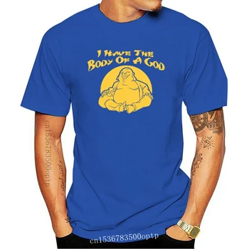 Nové Telo Boha Budai Buddha Obrazovke Vytlačené T-Shirt Mens Ladies Dámske Mládež Zábavné Geek Jogy Darček mužov tričko