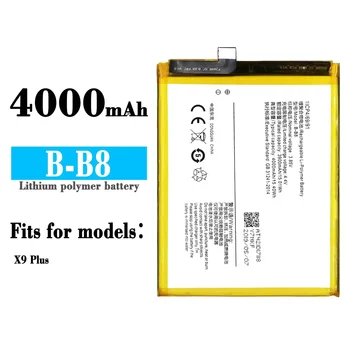 B-b8 Vysoko Kvalitné Náhradné Batérie Pre VIVO X9 Plus Veľkú Kapacitu, B B8 4000mAh Mobilný Telefón Zabudované Najnovšie Bateria