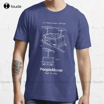 Peoplemover Patent People Mover Trendov T-Shirt Vlastné Aldult Teen Unisex Digitálna Tlač Tee Košele Vlastný Darček Xs-5Xl Tričko