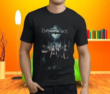 Evanescence pánske Čierne Tričko Veľkosti S-3Xl