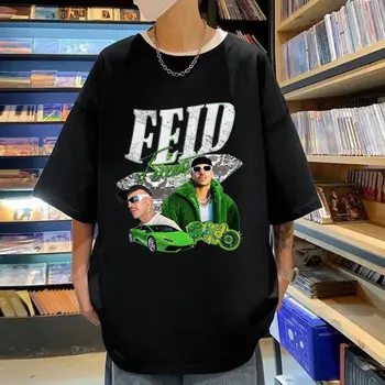 2023 Rapper Feid Ferxxo Tour, T Košele Muži Ženy Vintag Estetika Nadrozmerné T-shirts Letné Módy Bežné Čistej Bavlny T Tričko