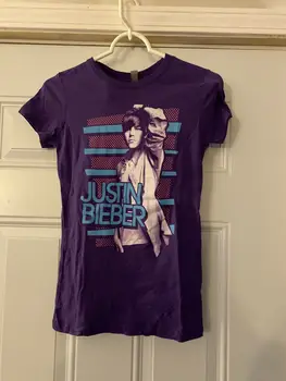 Justin Bieber Čistý Úrovni T-shirt Malá Veľkosť