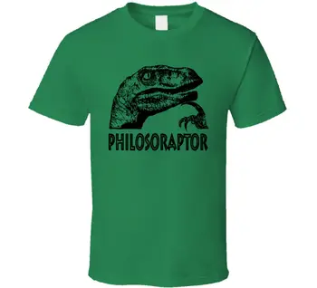 Philosoraptor Zábavné Dinosaura You Tube Citácie Tričko dlhé rukávy