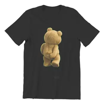 Hip-hop macko Ted Poškriabaniu Print T Shirt Oblečenie Vtipné Krátke Rukáv O Neck Tee Strany Cvičenie Je Nevyhnutné Krátky Rukáv