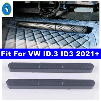 Sídlo Spodnej AC vzduchovod Prieduch Anti-blocking ochranný Kryt Pre VW Volkswagen ID.3 ID3 2021 - 2023 Black Interiérové Doplnky