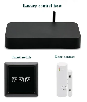 ZigBee Smart Home demo Domácej Automatizácie Balík Smart Switch,Pohybový Senzor IR prenos