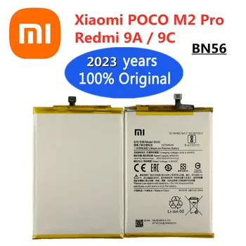 2023 rokov xiao mi 100% Originálne Náhradné Batérie Pre Xiao POCO M2 Pro Redmi 9A 9C BN56 5000mAh Originálne Batérie Telefónu