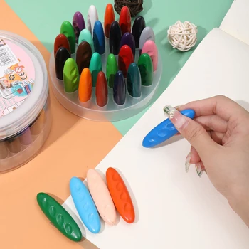 Krásne Arašidové-tvarované Pastelky Nastaviť Pre Deti Profesionálne Maľovanie Dodávky Darček Na Narodeniny