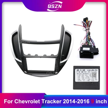 9 palcový Auto Fascia Pre Chevrolet Tracker 2014-2016 Auto DVD Rám Adaptér Panel Dash Mount Inštalácia 2 Din Fascias